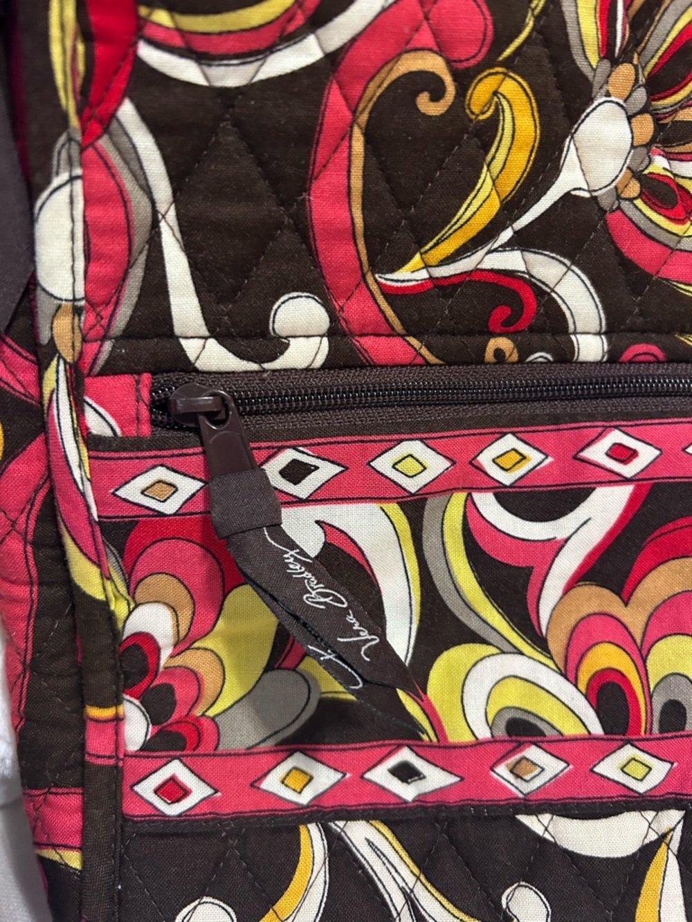 Vera Bradley Navy and Pink Quilted Crossbody Duo (Two Bags) NWT - Picture 6 of 10